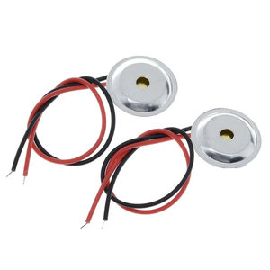 10 pièces plaque de plaquette en céramique Piezo piézoélectrique <span class=keywords><strong>Dia</strong></span> 15mm pour haut-parleur Buzzer + coque en aluminium - Product Image 3