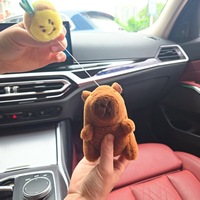 Porte-clés en peluche Feiya Otter Fleece Bee Capybara avec ailes vibrantes, jouets en peluche, petits cadeaux d'Halloween, poupées pour machine à griffes