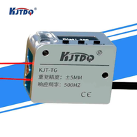 Capteur laser TOF de haute qualité avec amplificateur intégré KJT-TG20 ± 5mm 500Hz IP67 30VDC ou moins Capteur de déplacement laser 50 MA