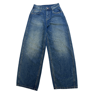 <span class=keywords><strong>Jeans</strong></span> a Zampa d'Elefante da Donna a Vita Alta, Vintage Lavato, Versatili, Casual, in Denim, alla Moda, Slim, Stile Streetwear - Product Image 3