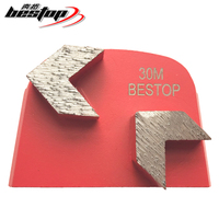 Disque abrasif de qualité supérieure pour le meulage du béton Lavina avec segments diamantés à double flèche