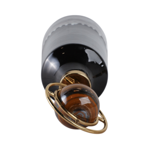 Vaso in vetro moderno a forma conica per l'arredamento del soggiorno, elegante decorazione da tavolo. - Product Image 6