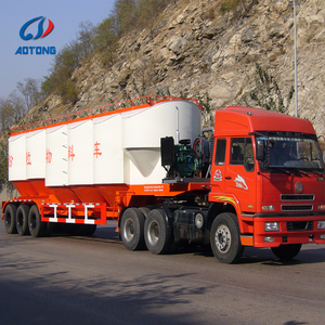 <strong>New</strong> Self-Unloading Steel Tri-Axle Semi-Trailers Anti-Rust Truck Trailers for Powder Bulk Cement Tanker - Product Image 2