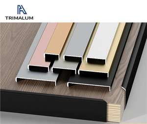 Embellecedor de borde en forma de U de aluminio de acero inoxidable para interiores, bordes de <span class=keywords><strong>Metal</strong></span> sin costuras, Fondo de techo empotrado, decoración de pared, esquinas de tira - Product Image 5