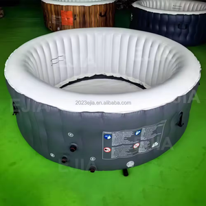 Bain à remous <span class=keywords><strong>gonflable</strong></span> rond portable 4-6 personnes Piscine <span class=keywords><strong>spa</strong></span> <span class=keywords><strong>gonflable</strong></span> Piscine à remous extérieure avec pompe - Product Image 1