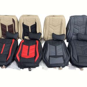 ปลอกหุ้มเบาะรถยนต์สปอร์ตสุดหรูสำหรับเบาะด้านหน้า ดีไซน์สำหรับ Ford Chevrolet Dodge สำหรับ Acura ผลิตจากโพลีเอสเตอร์ หนัง PVC PU สำหรับตกแต่งภายใน ใช้ได้ทุกฤดู 1 - Product Image 2