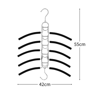 Cintre magique en métal à 5 couches pour gagner de l'espace, cintre à plusieurs couches pour chemises et vêtements, de haute qualité - Product Image 6