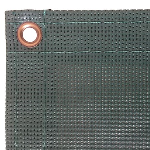 2X12m haute durabilité PVC enduit <span class=keywords><strong>coupe</strong></span>-<span class=keywords><strong>vent</strong></span> clôture de confidentialité court de <span class=keywords><strong>tennis</strong></span> <span class=keywords><strong>filet</strong></span> de pare-brise - Product Image 4