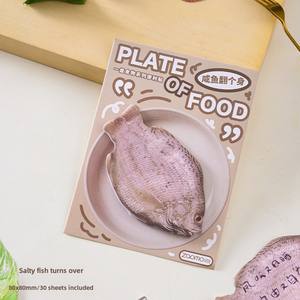 Nuevas notas adhesivas autoadhesivas de forma especial, placa de Material Base DIY, Serie de alimentos, almohadilla de notas de mensaje de vegetales simulados - Product Image 6