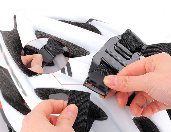 Hongdak Helmet Strap Suitable for Gopro Accessories Sports Camera Helmet Fixed Base DJI Camera Buckle Helmet Strap