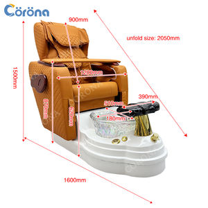 Silla de pedicura de chorro reclinable ajustable eléctrica con masaje incorporado - Product Image 2