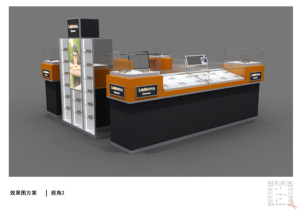 ตู้โชว์แว่นตากันแดดแบบสั่งทำสุดหรูตู้โชว์เกาะสามเหลี่ยมสำหรับแว่นตาแว่นตาแว่นกันแดดตู้โชว์ - Product Image 2