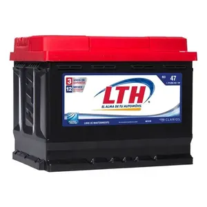 Acido piombo Auto batteria 47(ln2)-550 lth 60ah capacità per automobili - Product Image 1