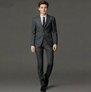 Nuevo Conjunto <span class=keywords><strong>de</strong></span> 2 Piezas <span class=keywords><strong>de</strong></span> Chaqueta y Pantalón Largo <span class=keywords><strong>de</strong></span> Color Sólido para Hombre, Traje Formal <span class=keywords><strong>de</strong></span> Negocios para Exteriores, Casual, Entallado, para Bodas, Traje <span class=keywords><strong>de</strong></span> <span class=keywords><strong>Caballero</strong></span> - Product Image 2
