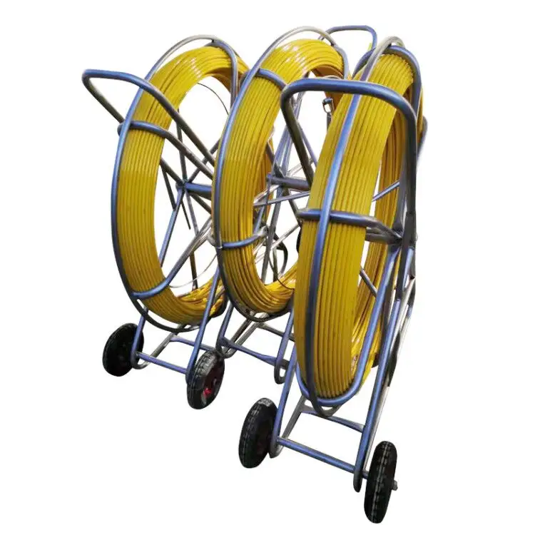 12mm 200m snake duct rodders fiberglass  duct rodder for rental fiber optic cable puller