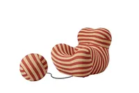 Fauteuil de salon moderne et confortable en forme de boule, en coton matelassé, design 'Étreinte de Mère', pour salon et chambre à coucher, vente en gros