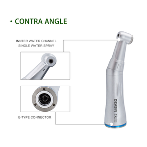 Turbina dental de 5 LED con generador eléctrico, incluye spray interno, kit de pieza de mano recta de baja velocidad y contra-ángulo con motor de aire - Product Image 4