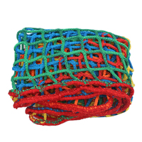 Filet de sécurité plat en nylon coloré sans nœuds, anti-chute, pour football, balcon, construction, barrière en maille