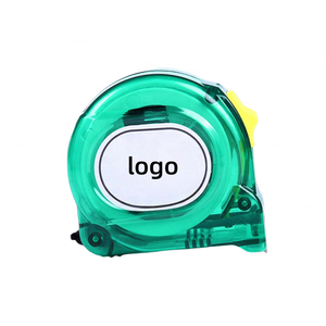Mètre à ruban en acier 7,5 m, boîtier renforcé vert PC, lame revêtue anti-rouille, règle à ruban - Product Image 1
