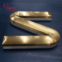 Letras Abombadas de Aluminio CNC Personalizadas, Letrero con Logotipo Retroiluminado en 3D, Letras de Canal Metálicas para Fachadas de Tiendas, Señalización Interior y Exterior
