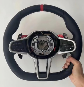 Volante de Fibra de Carbono Real para <span class=keywords><strong>BMW</strong></span> <span class=keywords><strong>E90</strong></span> E92 E93 320i 325i 330i 335i <span class=keywords><strong>330d</strong></span> 2006-2012, Volante Deportivo de Alta Calidad, Estilo Personalizado - Product Image 3