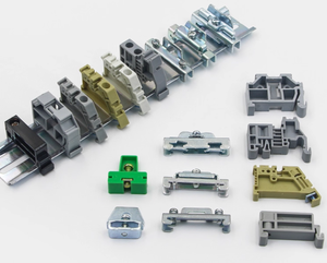 Wholesale DIN Rail Accessories: C45 End Stops, EUK Partitions & EW35 G-<b>Clamps</b> | Terminals | 35mm 50pcs - Product Image 1