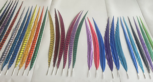 AC9 Craft Supply Factory Piume di Fagiano Artificiali 65cm Qualità Costante per Ninfa Lotto all'Ingrosso - Product Image 2