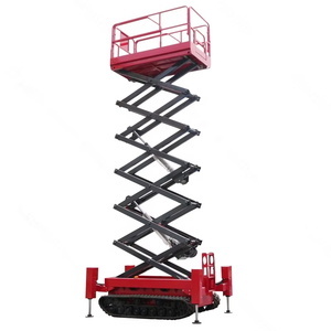 Plateforme élévatrice à ciseaux électrique mobile <span class=keywords><strong>tout</strong></span>-<span class=keywords><strong>terrain</strong></span> 4-12m, plateforme élévatrice à ciseaux sur chenilles pour usage domestique - Product Image 5