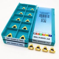Sisipan Pemotong CNC TaeguTec Berkualitas Tinggi Korea 3PKT 100408 R-M TT9080 3PKT 150508 R-M untuk Alat Bubut Berkinerja Tinggi