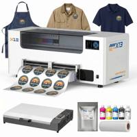 Professionele A3 33cm I3200 DTF-printer met RINN-software, slimme beeldverwijdering, vacuümplatform, verwarming, rol-tot-rol textielprinter
