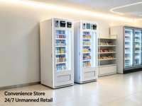 Distributeur automatique intelligent 12 voies avec SDK, haute rentabilité, pour snacks, boissons et cigarettes, 12 à 24 TUNNELS, gestion cloud