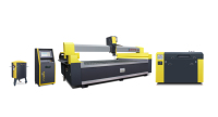 Meilleure vente Compact 3 axes CNC Mini Waterjet Cutter entièrement fermé petite Machine à jet d'eau conception Unique moteur moteur