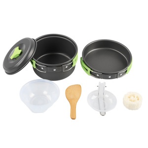 <span class=keywords><strong>Set</strong></span> di Pentole da Picnic per 1-2 Persone, <span class=keywords><strong>Set</strong></span> Portatile Combinato DS200, <span class=keywords><strong>Set</strong></span> di Pentole da Campeggio - Product Image 4