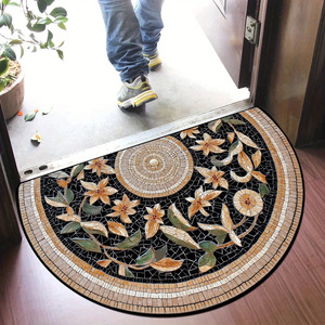 พรมปูพื้นทางเข้าบ้านเนื้อผ้าเรียบลื่น ขนาด 120x180 ซม. สไตล์อเมริกัน ทำจากเส้นใยโพลีเอสเตอร์ กันลื่น สำหรับใช้ภายในบ้าน ห้องนั่งเล่น ห้องน้ำ - Product Image 5