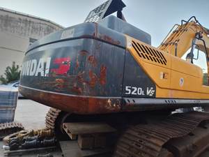 รถขุดไฮดรอลิกแบบตีนตะขาบ Hyundai R520vLC-9vS รุ่นปี 2024 เครื่องยนต์และปั๊มผ่านการทดสอบและตรวจสอบ สภาพ 90% ใหม่ สำหรับงานก่อสร้าง - Product Image 2