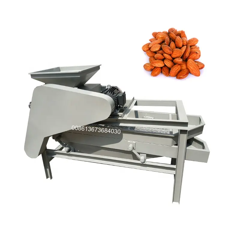 A buon mercato automatico di mandorle noci dehulling macchina guscio nocciola cracker peeling prezzo della macchina per la vendita