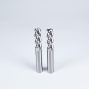 Fraise à queue en carbure HRC55 HRC60 à 3 ou 4 dents carrées pour découpe CNC d'aluminium et de métal - Product Image 5