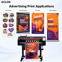 Impresora Eco Solvente Compacta GCLOR Easyjet 701 702 de 650 mm con 1 o 2 Cabezales Epson F1080 I3200 para Impresión de Vinilos Adhesivos