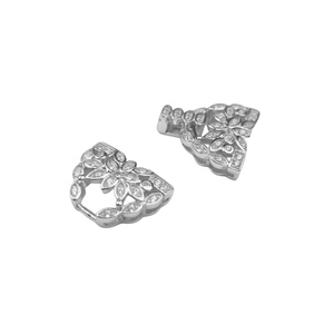 Chaîne ronde en argent 925, fermoir en or 14 carats, fermoir à ressort de haute qualité, connecteur pour la fabrication de bijoux, fermoirs pour perles, collier. - Product Image 3