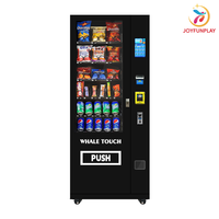 Máquina Expendedora de Bebidas y Aperitivos Refrigerada de Autoservicio JFP 24 Horas con Pantalla Táctil para Oficina