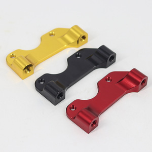 อะแดปเตอร์เบรกมอเตอร์ไซค์ไฟฟ้า อลูมิเนียมอัลลอย สีแดง ดำ ทอง 220 มม. ล้อหลัง N1S N1 อะไหล่ดัดแปลงดิสก์เบรก - Product Image 1