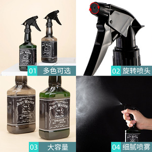 Just Water No.1 - Atomizador Profesional para Barbería, 60 ml, Botella de Spray para Peluquería para Hombres - Product Image 3