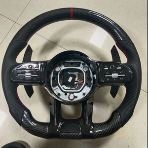 <span class=keywords><strong>Volant</strong></span> de course de sport en Fiber de carbone de haute qualité pour <span class=keywords><strong>Mercedes</strong></span> Benz C E S CLA GLC GLE GLS W205 W213 W222 W177 AMG W205 - Product Image 3