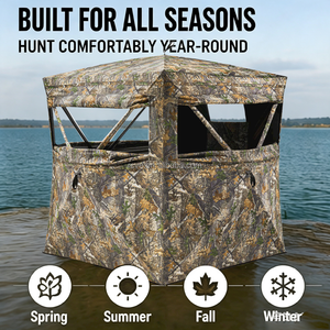 Tente de chasse sportive à montage facile, occultation totale, pour 2-3 personnes, 147*147*167 cm, protection UV, idéale pour la vente en gros et la personnalisation. - Product Image 1