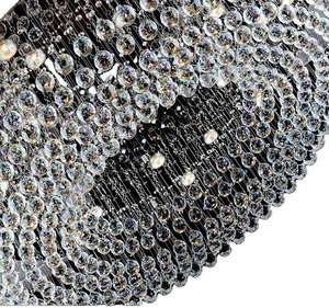 New Design Customized Crystal Ceiling <b>Light</b> Luxury Round Big K9 Crystal Ceiling Lamp for Hotel Lobby - Product Image 6