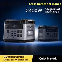 Centrale électrique portable 2200W 2048WH MPPT Port RV à onde sinusoïdale pure pour panneau solaire voiture LED EU 1000W 1200W démarrage d'urgence extérieur