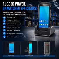 Terminal de Datos Móvil Industrial Inteligente y Resistente CMX-F505 con Android 13, 4G, NFC, PDA para Logística con Lector de Códigos de Barras 1D y 2D