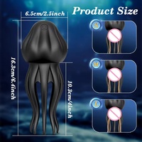 Vibrateur pénien masculin à 10 modes de vibration, design tentacule enveloppant, pour masturbation masculine et usage en couple, OEM et ODM acceptés