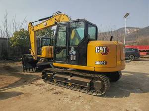 Excavadora Caterpillar CAT308E2 usada, excavadora de 8 toneladas con certificado CE, envío gratis, engranajes y componentes de núcleo de bomba de Japón - Product Image 2