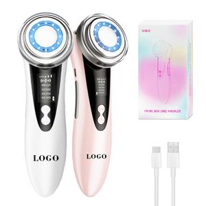 0728 Face <b>Massager</b> Lifting Device Hot Cold Facial Deep Cleansing Skin Tightening Anti Aging Rejuvenation Daily Home - Product Image 3